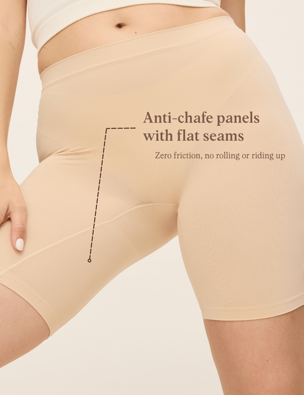 The Cooling 21" Beige Thigh Society