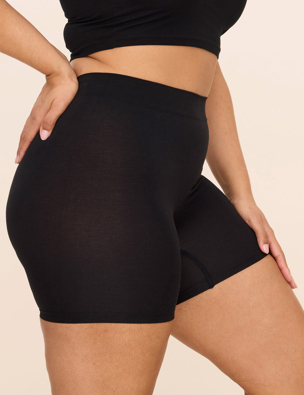 The Cotton 5" Black Thigh Society
