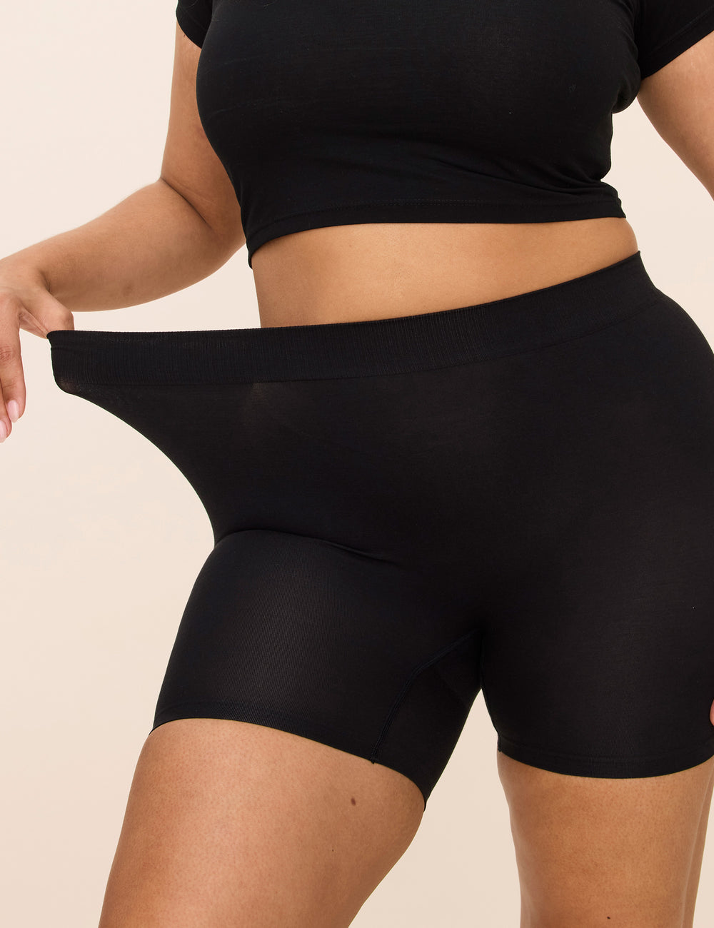 The Cotton 5" Black Thigh Society