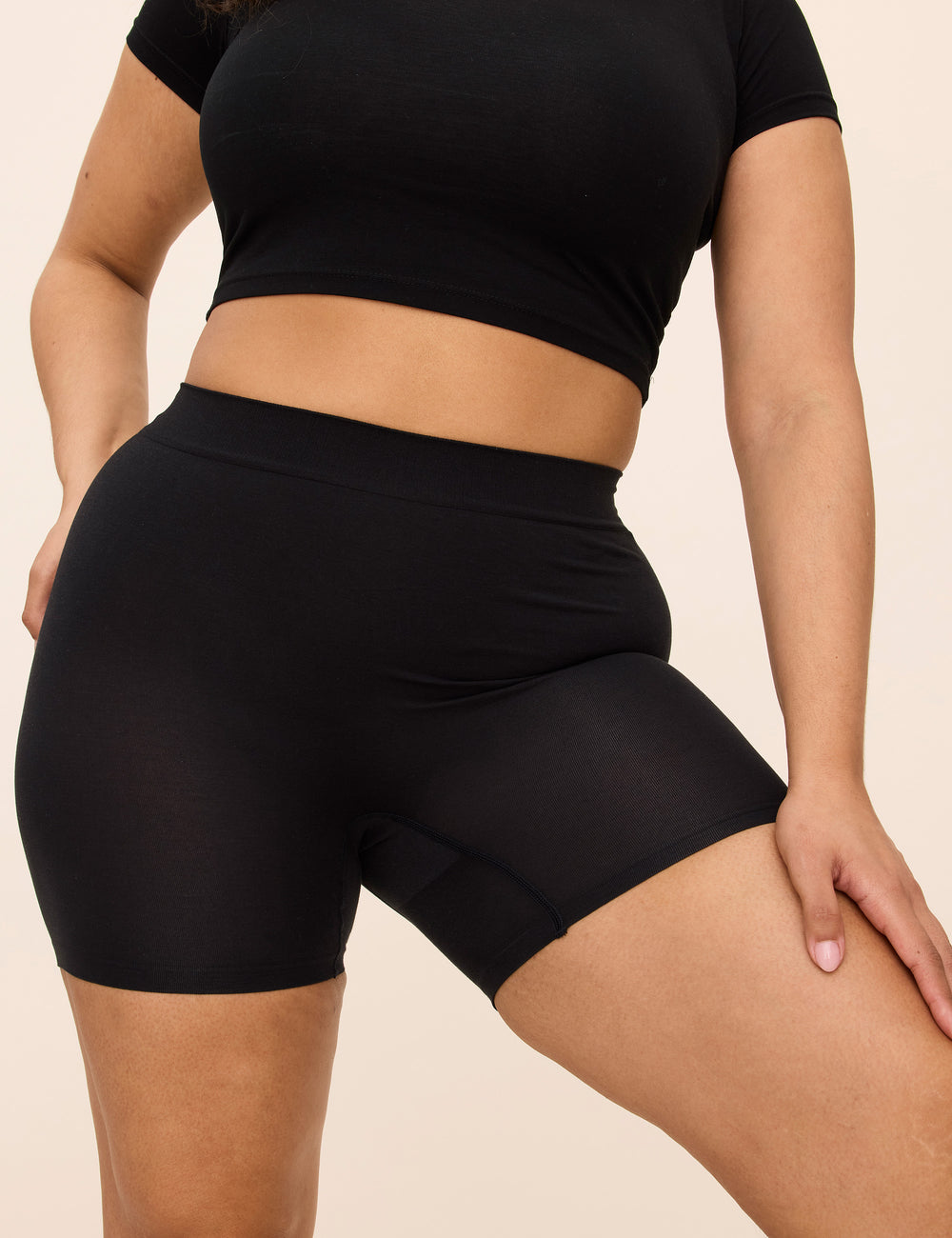 The Cotton 5" Black Thigh Society