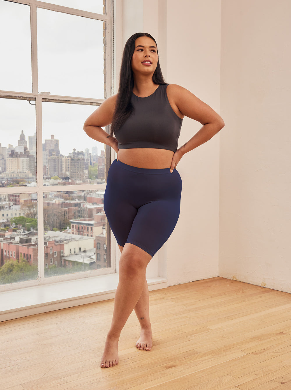 Tomie is wearing The Staple in size L/XL