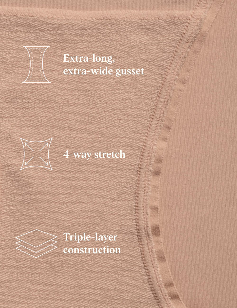 WhispAir Cooling™ Bikini Almond Thigh Society