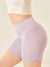 Side view of Cooling Anti-Chafe 5 inch lilac shorts showing seamless, lightweight fit and mid-rise waistband on model