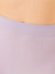 Close-up of 5 inch Cooling anti-chafe shorts in lilac showing smooth fabric and ribbed waistband on model’s hip
